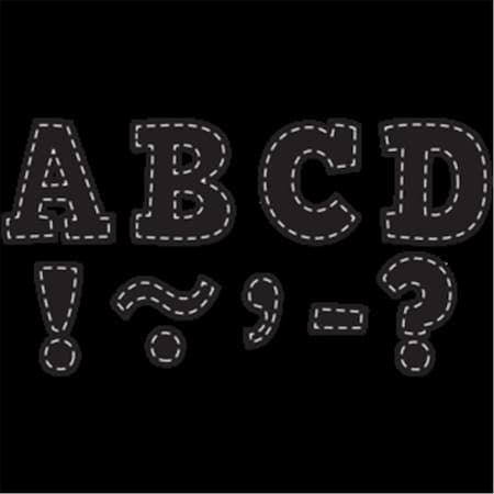 Teacher Created Resources Black Stitch Bold Block 3 Magnetic Letters TCR77309